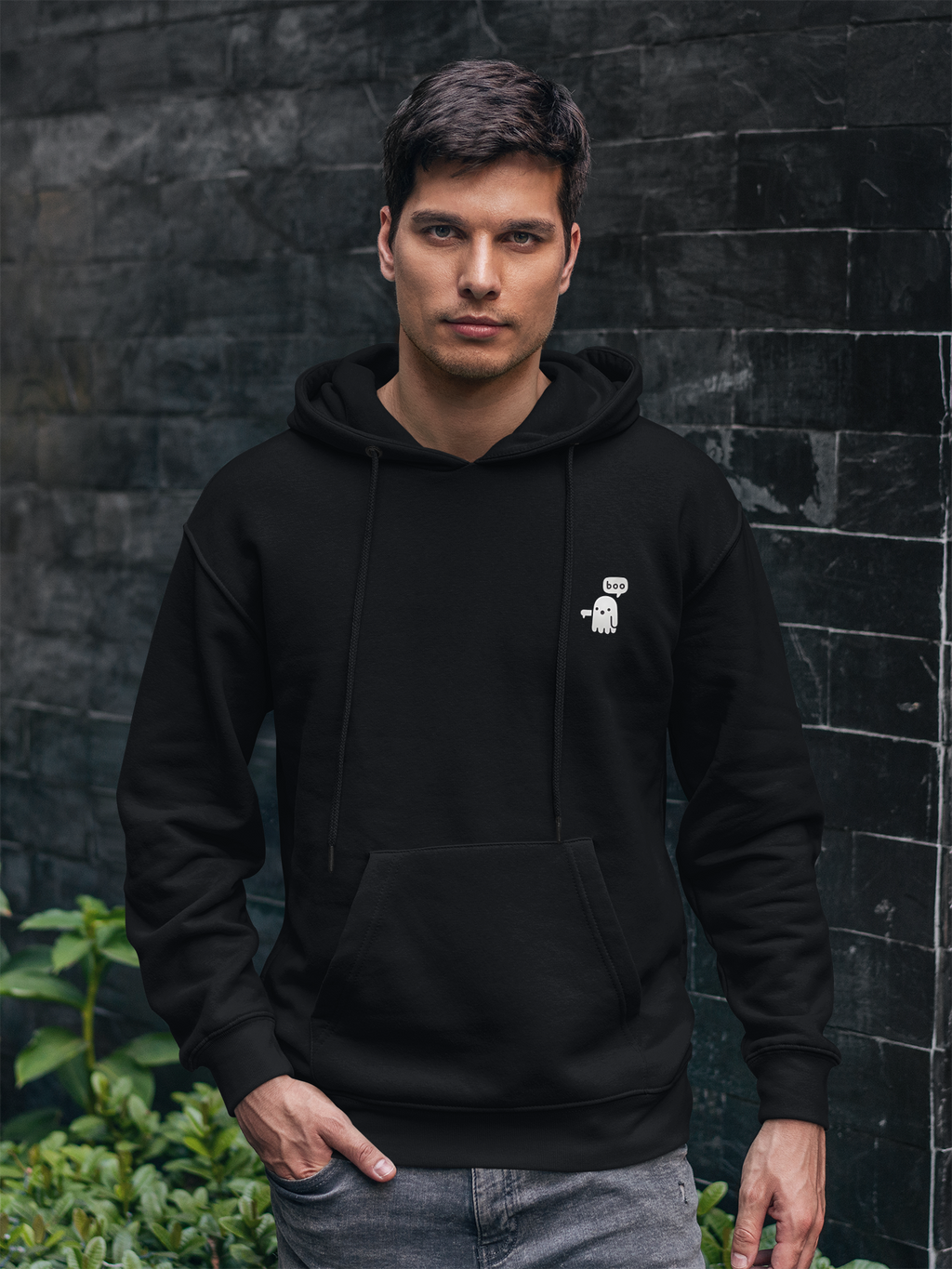 Boo- Printed men hoodie