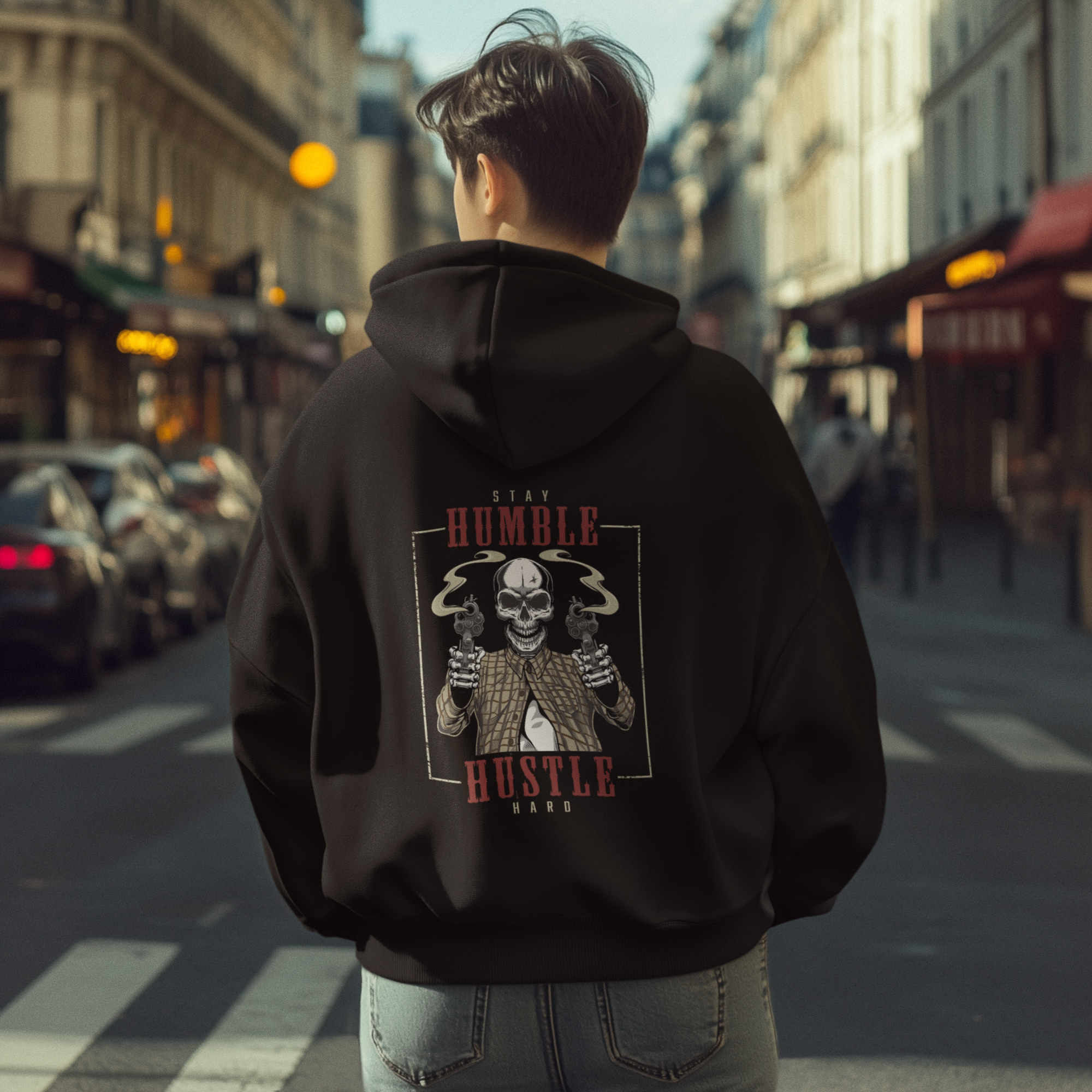 Stay humble - Printed men hoodie